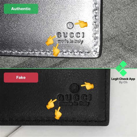 how can you tell if a gucci wallet is real|gucci knockoff wallet.